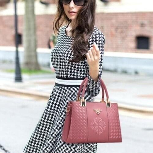 Women Embroidery Leather Tote Bag Fashion Womens Handbags High Quality Shoulder Bags For Women 2020 Ladies Messenger Sac A Main