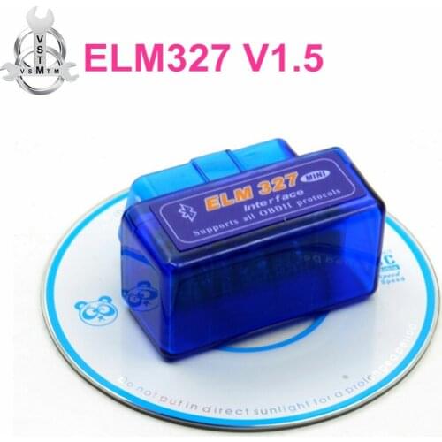 2018 High Quality PIC1825K80 Chip Super Mini ELM327 Bluetooth Firmware V1.5 OBD2 Diagnostic Tool ELM 327 V1.5 Bluetooth