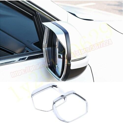 Rear View Side Mirror Frame Cover Trim ABS Chrome For Honda CRV CR-V 2012-2016