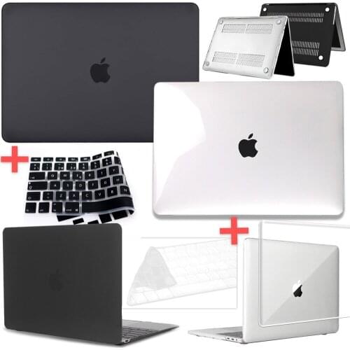 Case for Apple Macbook Air 13/11/MacBook Pro 13/16/15 Inch/Macbook White A1342 Hard Shell Protector Case + Keyboard Cover