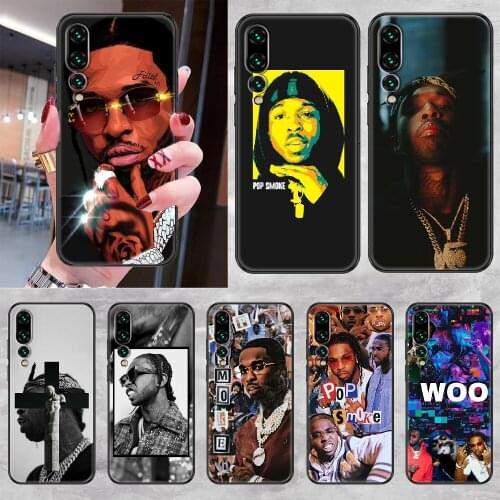 Pop rapper smoke Phone case For Huawei P Mate P10 P20 P30 P40 10 20 Smart Z Pro Lite 2019 black soft waterproof art coque tpu