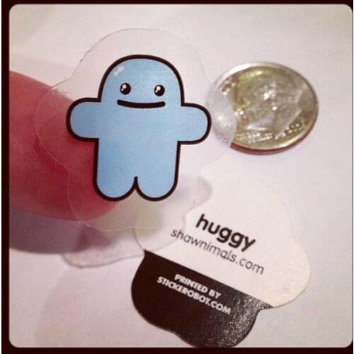 Custom Logo Clear Vinyl Vehicle Stickers,CMYK printing Die Cut transparent label sticker ---PX8049