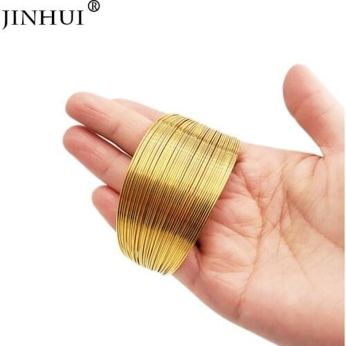 Jin Hui Fashion luxury Gold Color India Wedding Bangles for Women rope Bracelets Ethiopian/African/Dubai Jewelry gifts Wholesale