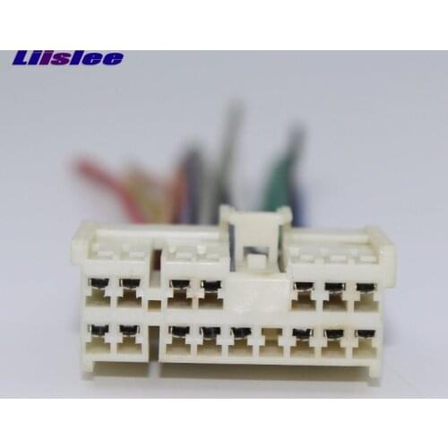 Liislee Car CD DVD Player Power Wire Cable Plug For Kia Sorrento Spectra LX Plugs Into Factory Radio / DIN ISO Female