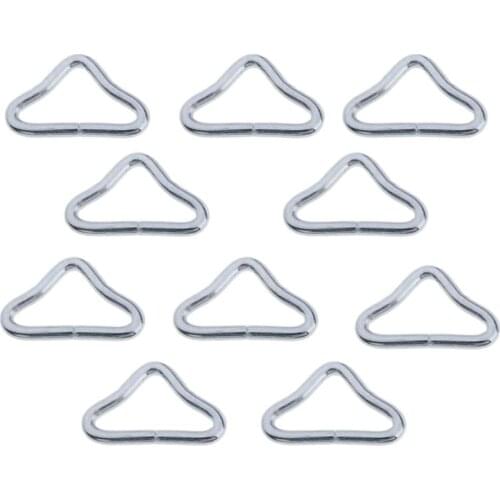 Metal High Quality Stainless Steel Trampoline Accessory Triangle Buckle V-shaped Ring Buckle Clasp DIY Heavy Duty Strong Thicked