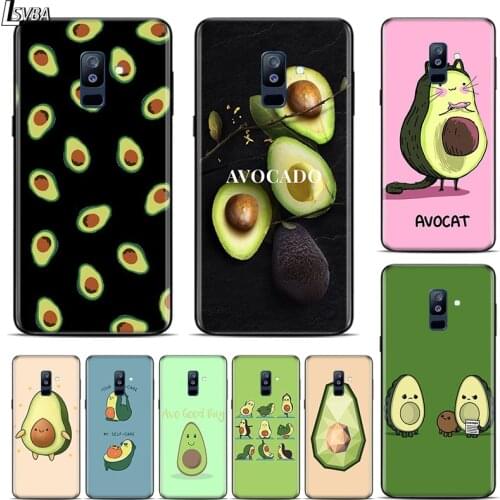 Cute Cartoon Avocado Food For Samsung Galaxy A9S A9 A8S A8 A7 A750 A6S A6 A5 A3 Star Plus 2016 2017 2018 Soft Phone Case