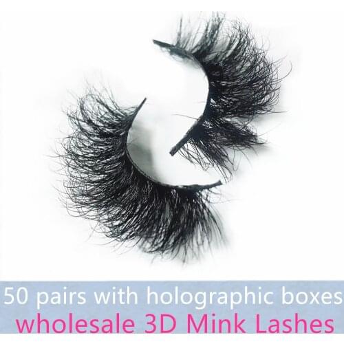 Morwalendi 3D mink Lashes 50 pairs fluffy Mink lashes wholesale eyelashes Crisscross lashes cilios False Eyelashes for makeup
