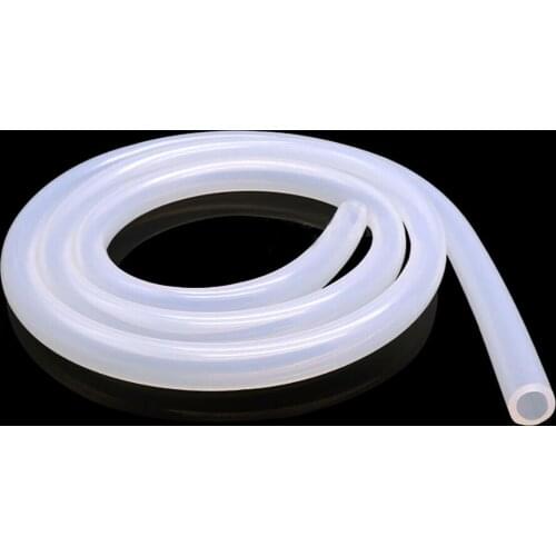 Transparent Food Grade Silicone Tubing Flexible Soft Hose Tube ID 0.8/1/1.6/2/2.4/3/3.2/4.8/6.4/7.9/9.6/12.7/19mm,OD 3mm-22.3mm