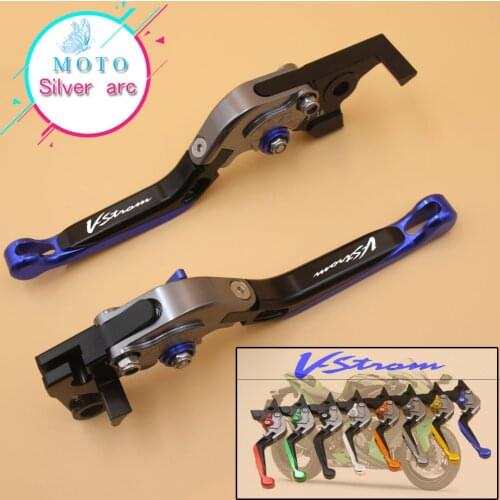 !With Logo CNC Golden Motorcycle Brake Clutch Levers For Suzuki DL650 V-STROM DL 650 VSTROM 2004-2010 2005 2006 2007 2008 2009