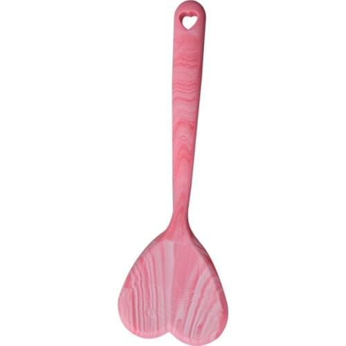 Silicone kitchen spatula Pan silicone stir-fry spatula Heart-shaped silicone shovel kitchen tools