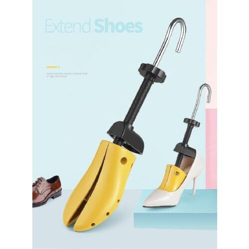 Universal Boots Shoe Extender Support Keeper Adjustable Men Womens Plastic Shoe Stretcher Durable Black Shoes Holder
