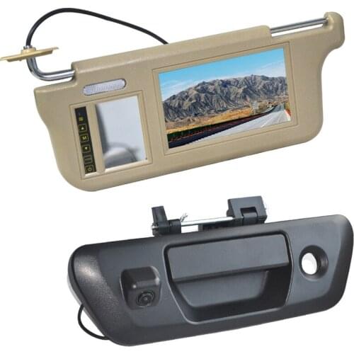 Vardsafe VS290V Driver Side Sun Visor Rear View Mirror Monitor & Reverse Camera for Nissan NP300 Navara D23 (2015 - Current)