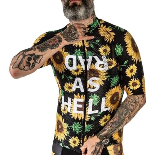 Love The Pain Cycling Jersey Man Summer Bike Clothing Quick-Dry Racing MTB Bicycle Clothes Uniform Breathale Cycling Clothing