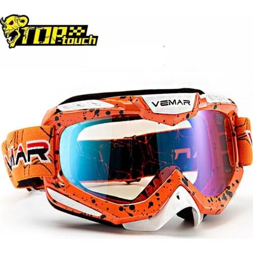 VEMAR Anti-fog Motorcycle Goggles Ski Glasses Motocross Goggles Eyewear Snowboard Glasses Moto Motorbike Dirt Outdoor Bike Lens