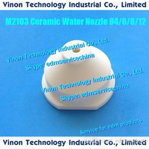 X054D881H03 Ø4mm Lower Water Nozzle Ceramic M2103 (Both Side Cut) for Mitsubishi CX.FX.SX.FA.QA.MV DQ303A,X054D881H07,DQ30300