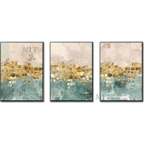 Yellow Flower Fields Abstract Oil Painting Wall Art Home Decor Picture Modern Oil Painting On Canvas Wedding Decoration Unframe