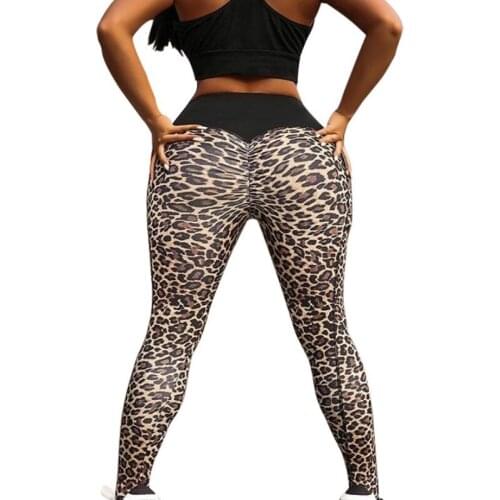 Women Leggings Lift Hip Warm Breathable Thin Suction Sweat Slimming Leopard Print Pants Pencil Pants Sexy women Panties