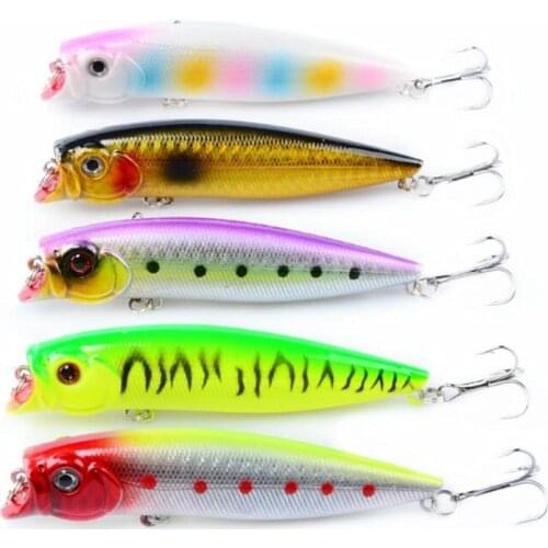 1Pcs Top water Popper Fishing Lure 11g 92mm isca artificial Crankbait Fishing Wobblers 6# high carbon steel hook Fishing tackle