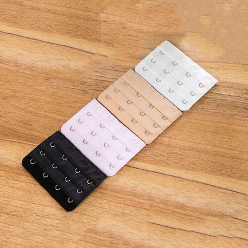 1PC 2/3 Hook Bra Extender Adjustable Belt Buckle Intimates For Womens Elastic Bra Extension Strap Hook Clip Expander