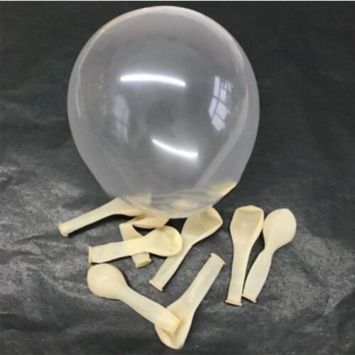 10 pcs 5 Inch Transparent Latex Balloons Room Decoration Crystal Ball Transparent Round Ball Wedding Holiday Decoration