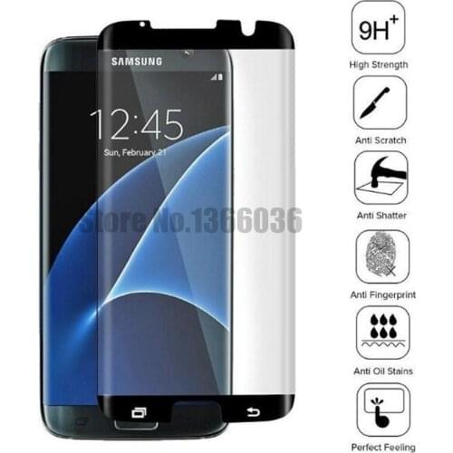 100pcs 3D Case Friendly Tempered Glass Screen Protector for samsung s7 edge note 9 note 8 s8 s9 plus