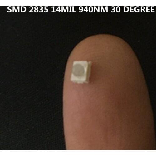 5pcs/lot 2835 SMD 940nm Infrared LED IR LED 0.2W Surface Mounted Devices 30 degree angle 0.2W Invisible infrared For Security