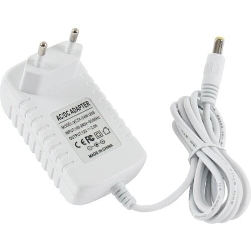 1pcs 2A Power Supply Adapter 12V AC 100V-240V lighting transformer Converter for RGB LED Strip Light UK US EU AU