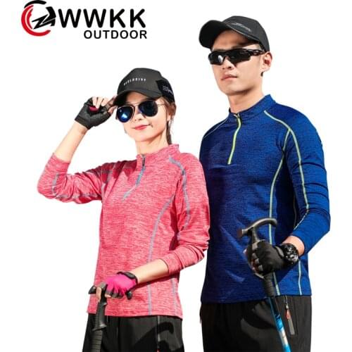 Quick Dry T Shirt Couple Mountaineering Clothes Summer Autumn Men/Women T-shirt Tights Full Sleeve Tees Quick Drying T-Shirts