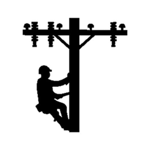 Electric pole repairman Decal Art Vinyl Car Stickers Pattern Stickers Waterproof Removable Car Body Decor L426