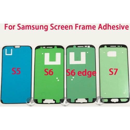 10pcs / Lot Front Frame LCD Screen Adhesive for Samsung Galaxy S3 S4 S5 S6 S7 Edge S8 S9 S10 Plus Waterproof Sticker Glue