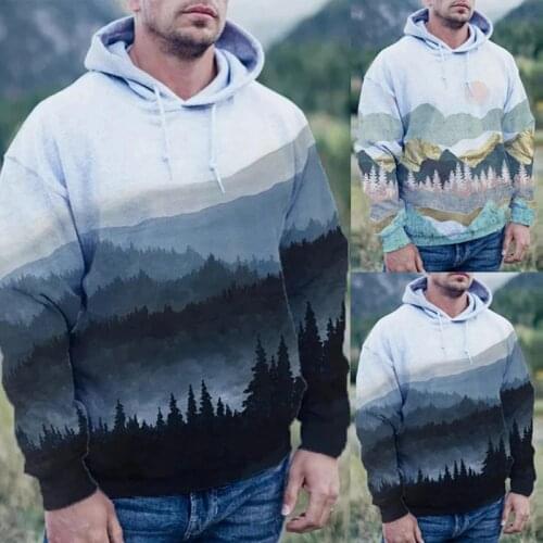 Moringcute Men's Printed Hoodies