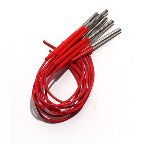 Cartridge Heater Heating Element Single Ended 6x140mm-160mm AC110V/220V/380V 200W-250W/300W for Heating Element Mould 5pcs/lot