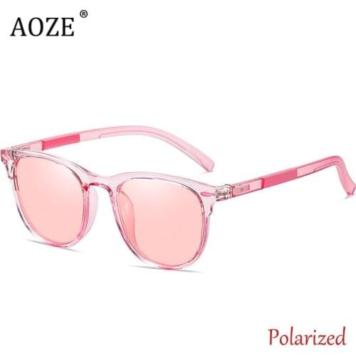 NEW Children Pilot Polarized Sunglasses Retro Teenager Colorful Sun Glasses Kids protection Metal Shades TR90 Eyeglasses boy