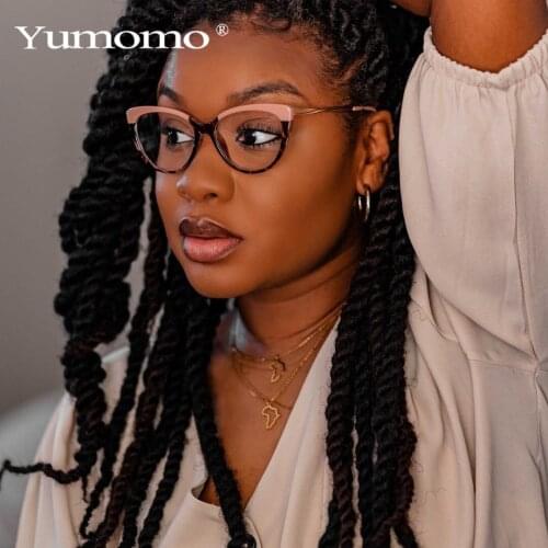 Classic Vintage Cat Eye EyeGlasses Women Men Anti Blue Light Optical Glasses Alloy Frame Unisex Eyewear Clear Lens Oculos