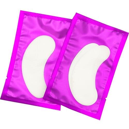 100pairs Eyelash Under Eye Pads Eye Paper Patches Eyelash Extension Tools Paper Patches Grafted Eye Stickers Tips Sticker