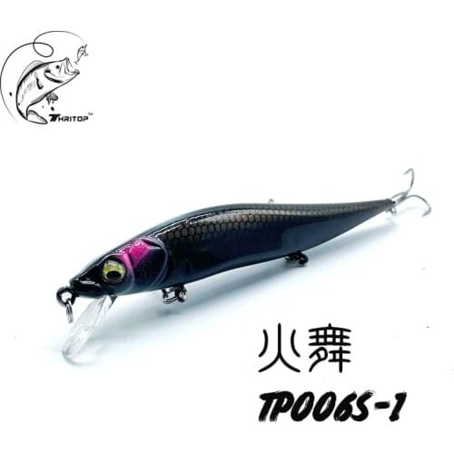 THRITOP Fishing Lure 95MM 10.5G High Quality Suspending Minnow 5 Colors For Optional TP006 Hard Bait Floating Fishing Tackles