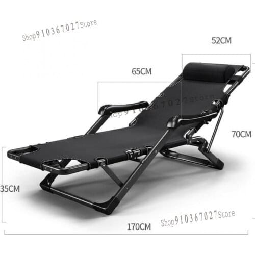Folding Bed Sheet For Household Lunch Break Nap Office Adult Recliner Simple Multifunctional Camp Bed Portable