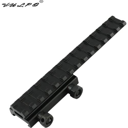 VULPO Tactical 20mm Picatinny Rail Mount Extended Laser Sight Scope Mount For Airsoft