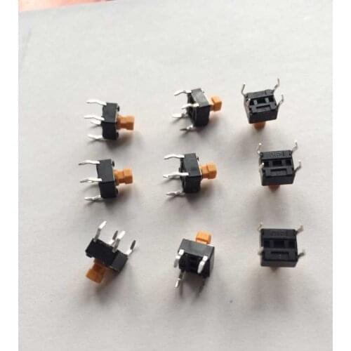 Taiwan Yuanda DIP DTS-648S-V Tact Switch 6*6*7.3mm Square Head Micro Switch Button