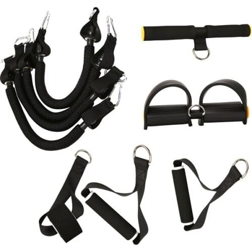 Top!-Pedal Resistance Band Elastic Pull Rope Fitness Home Gym Yoga Workout Elastic Pull Rope for WaistArm Leg Training