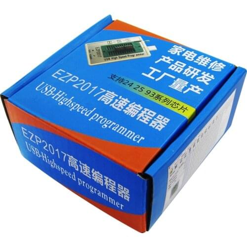 1LOT EZP2017 High-speed USB SPI Programmer Support24 25 93 EEPROM 25 Flash BIOS Chip in stead of EZP2010 EZP2013 EZP2014