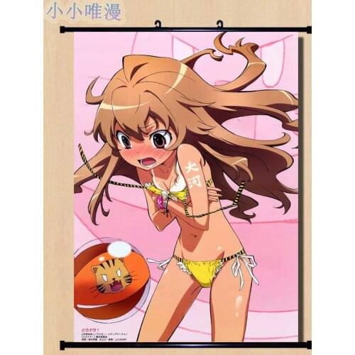 Japanese Decorative Pictures Anime TIGERxDRAGON! sexy girl Taiga Aisaka & Sumire Kano Home Decor Wall Scroll Poster