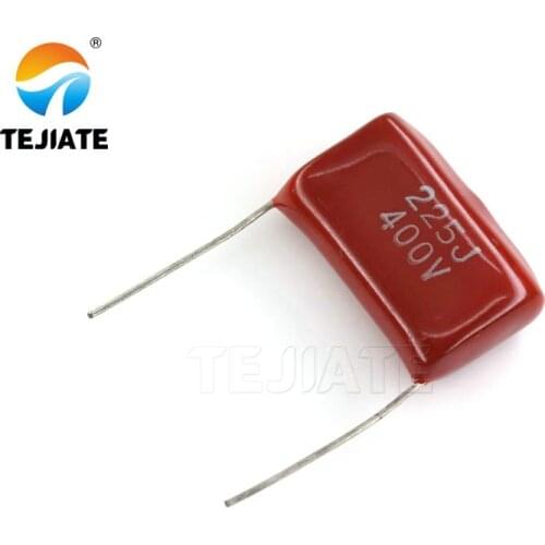 10PCS 400V225J 2.2UF Pitch 20M 225J400V 225 400V 2200PF CBB Polypropylene film capacitor
