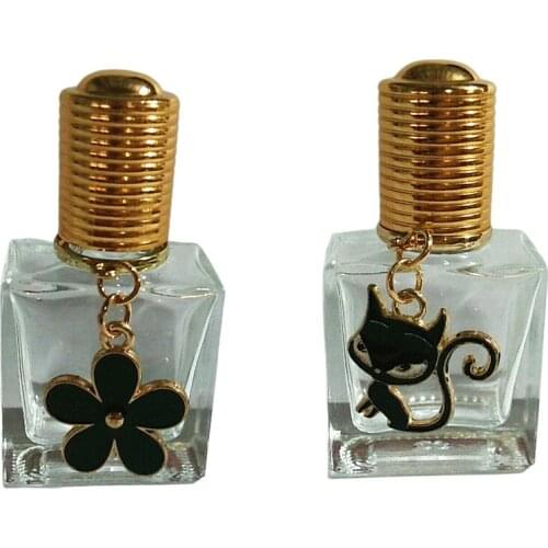 2Pcs 10ml Empty Glass Perfume Essential Oil Bottles Cosmetic Bottle Vial