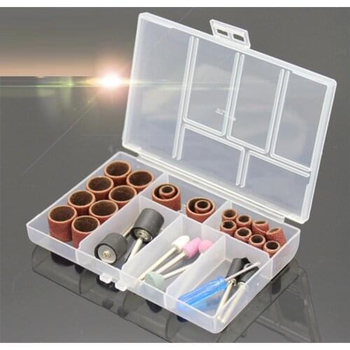 30pcs/set Abrasive Mounted Stone For Dremel Rotary Tool Grinding Stone Wheel Head for Dremel Accessories Diamond grinding needle