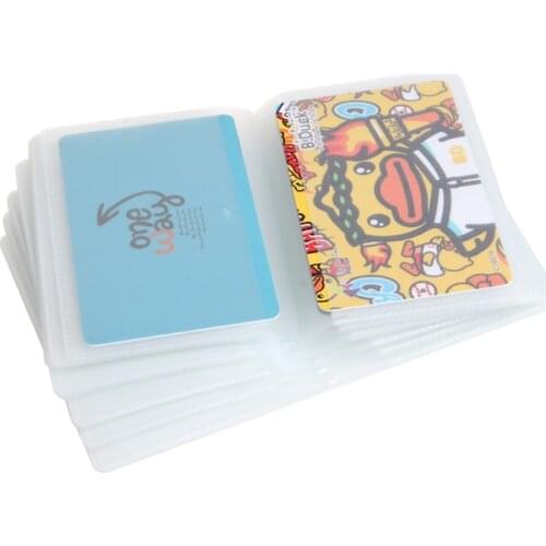 5 x 6Page 24Card Plastic Wallet Insert For Bifold Business Credit Card Holds