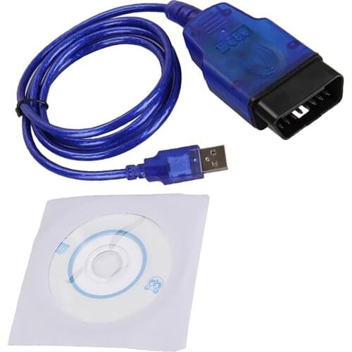 Car USB Vag-Com Interface Cable OBD2 OBD II Diagnostic Scanner Auto Cable Aux For OPEL Agila Astra Corsa Vectra Car Accessories