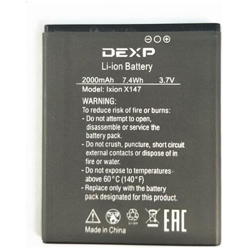 AZK New high quality original battery For DEXP S Ixion X 4.7 Ixion x147 mobile phone Ixion x147 battery +track code