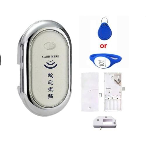 Free Shipping Zinc Alloy Electronic Cabinet Drawer Lock Ir Card Safe For Sauna Shower Room Locks For Locker Window Door W/ Screw