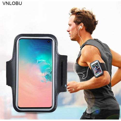 Running Gym Sports Phone Holder Arm Band Case for Samsung A21S A31 A51 A71 A41 M21 A50 S10 Note 10 Lite S20 Plus S21 Ultra Cover